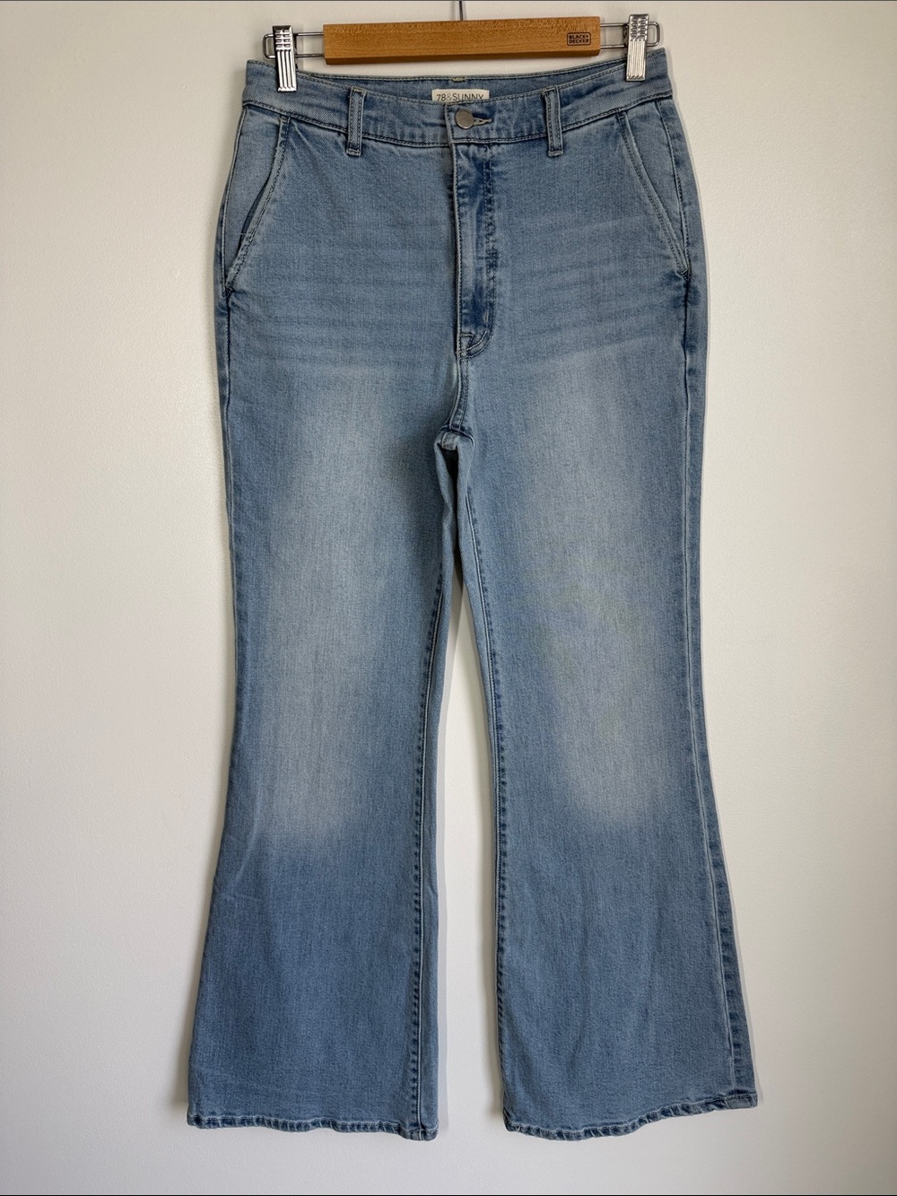 78&Sunny Eden Wide Leg Jean in Lakeside - Size 8